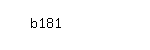 Captcha: b181